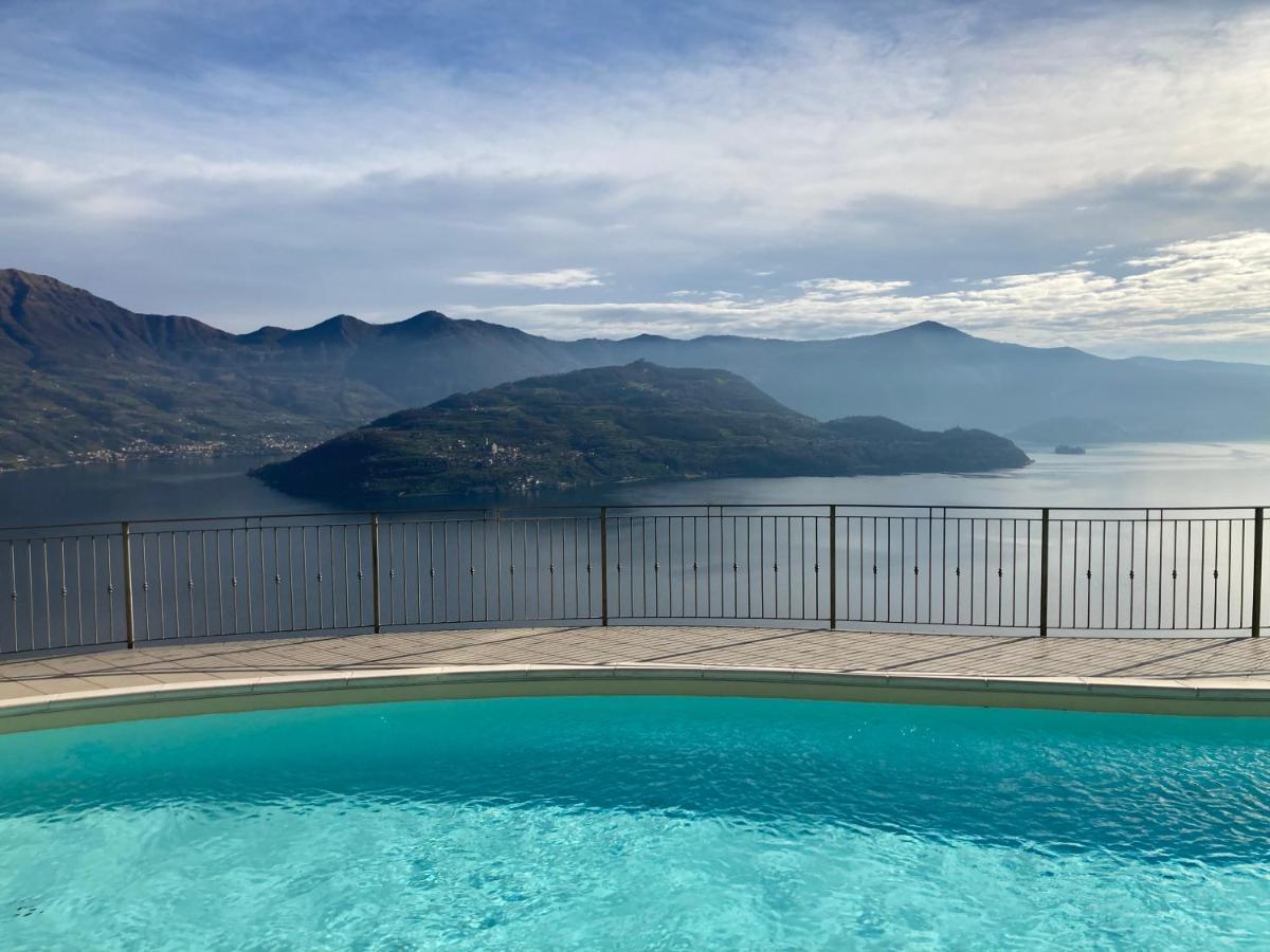 Appartamento Grande Terrazza Vista Lago Parzanica Eksteriør bilde