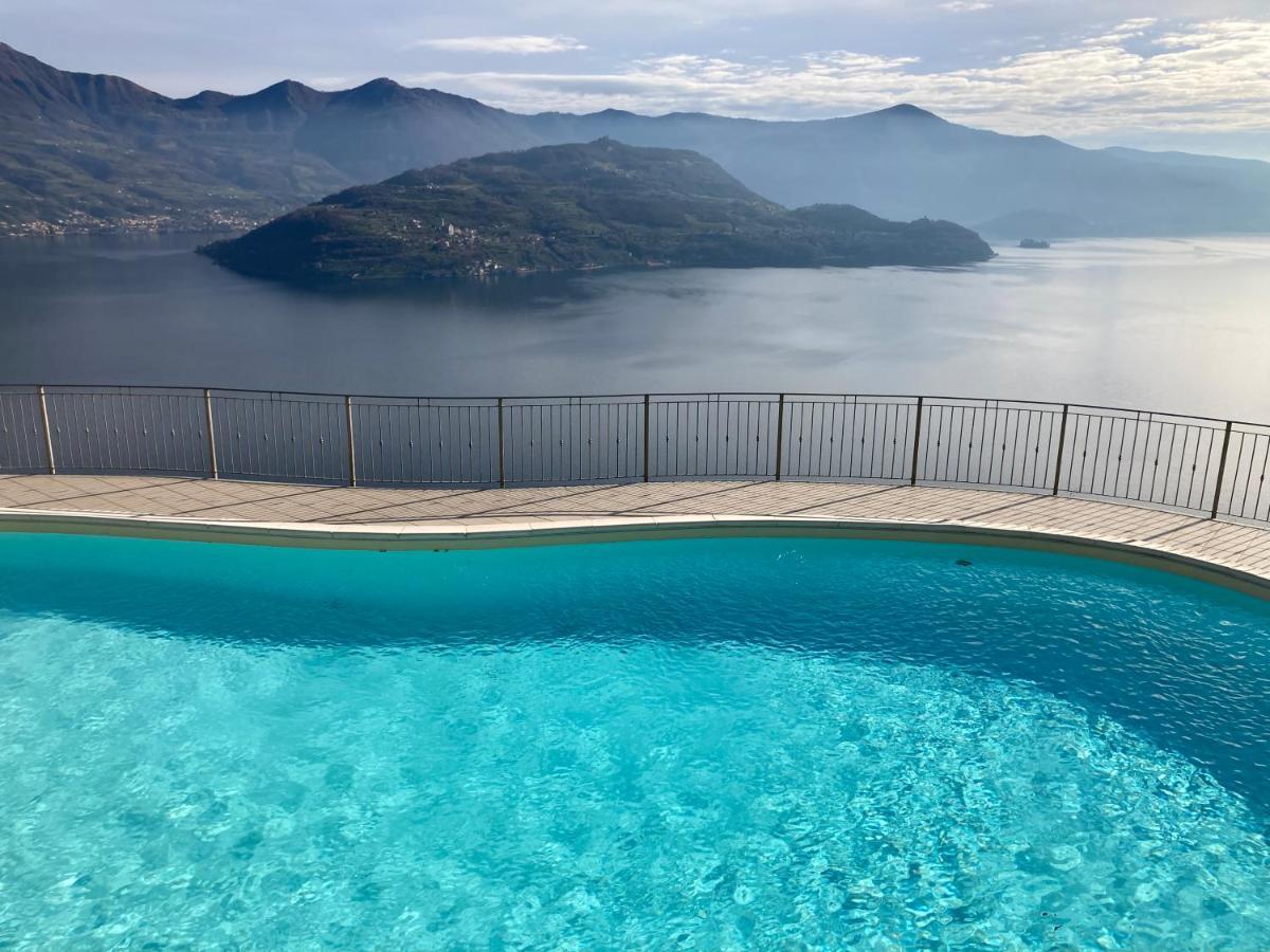 Appartamento Grande Terrazza Vista Lago Parzanica Eksteriør bilde