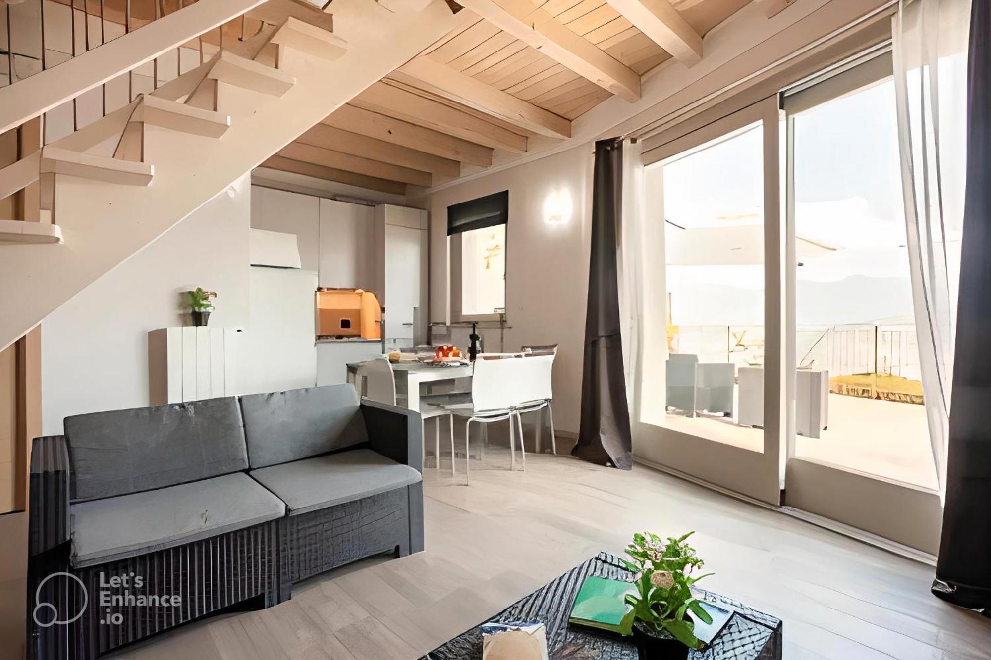Appartamento Grande Terrazza Vista Lago Parzanica Eksteriør bilde